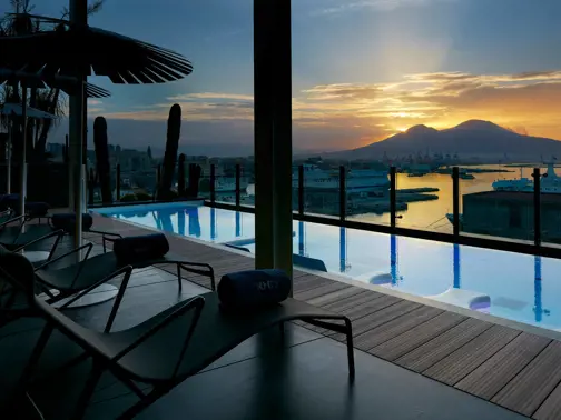 Rooftop Sky Pool ROMEO Hotel Naples Italy 00003