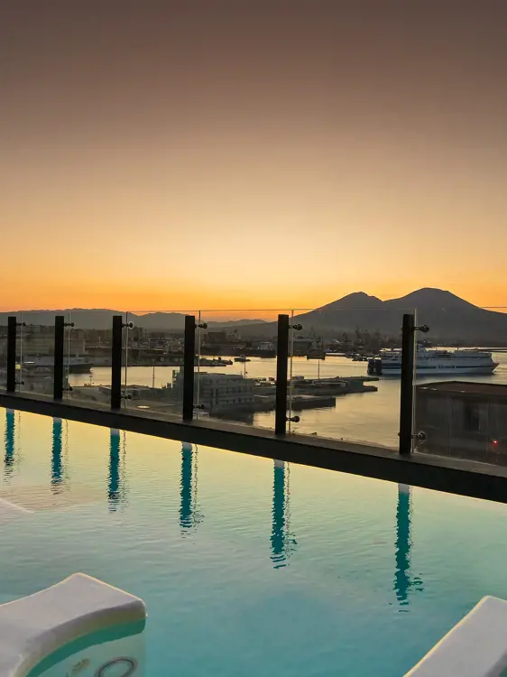Rooftop Sky Pool ROMEO Hotel Naples Italy 8